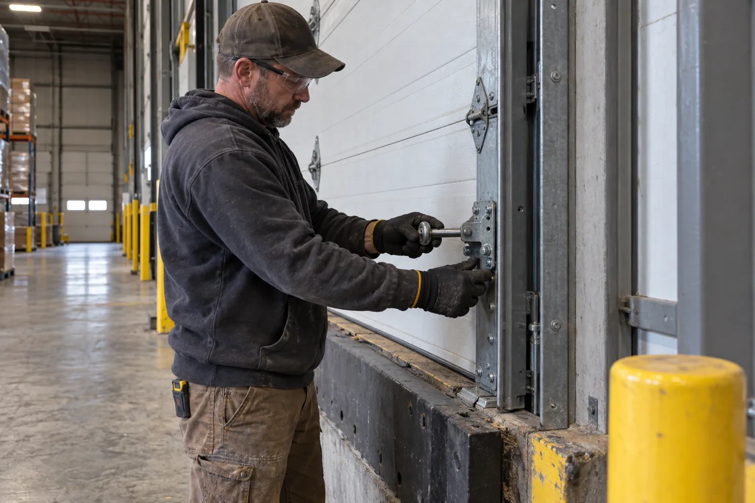 Illustrative garage doors scene — Humberstone