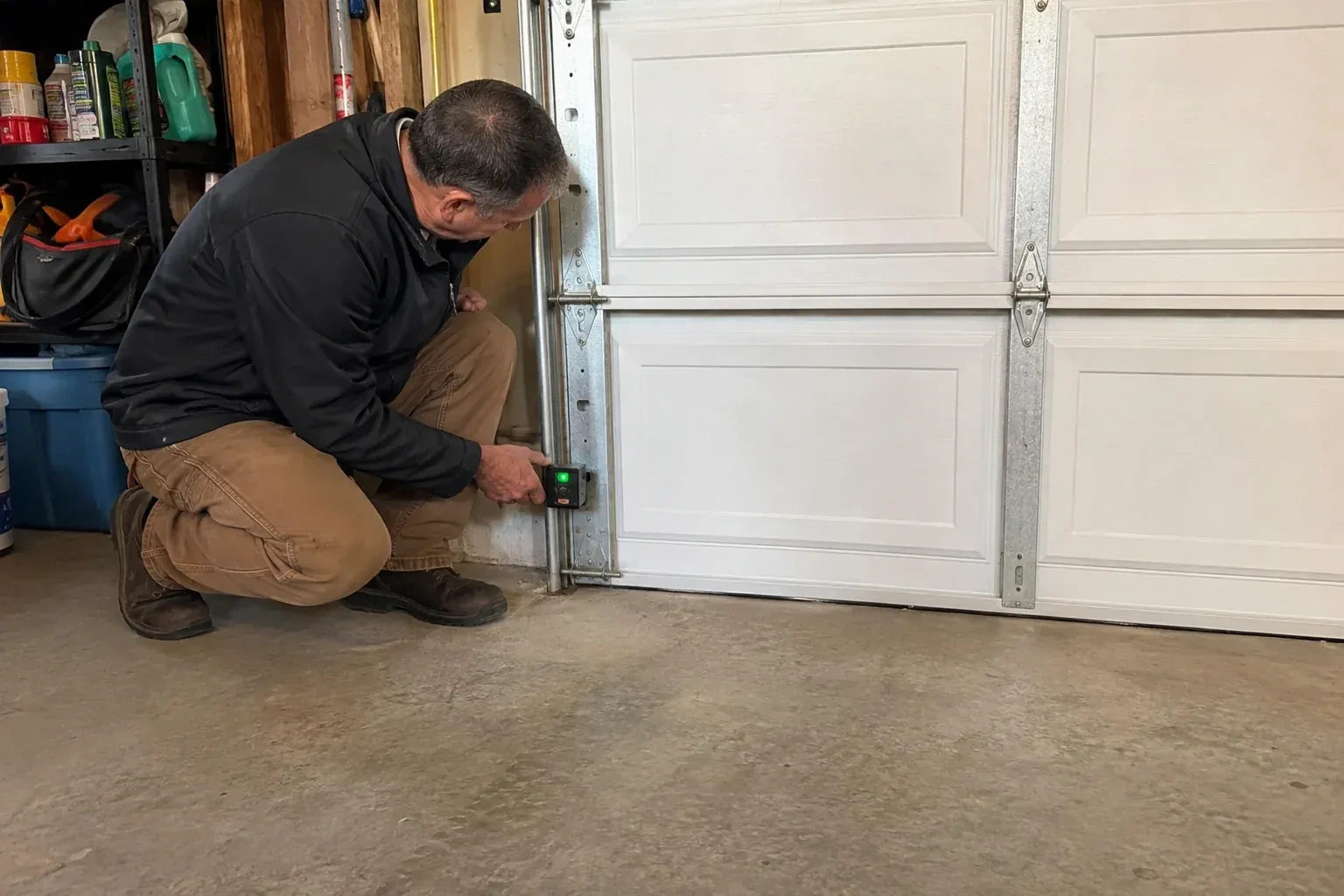Illustrative garage doors scene — Photo-Eye Sensor Alignment or Replacement, Humberstone